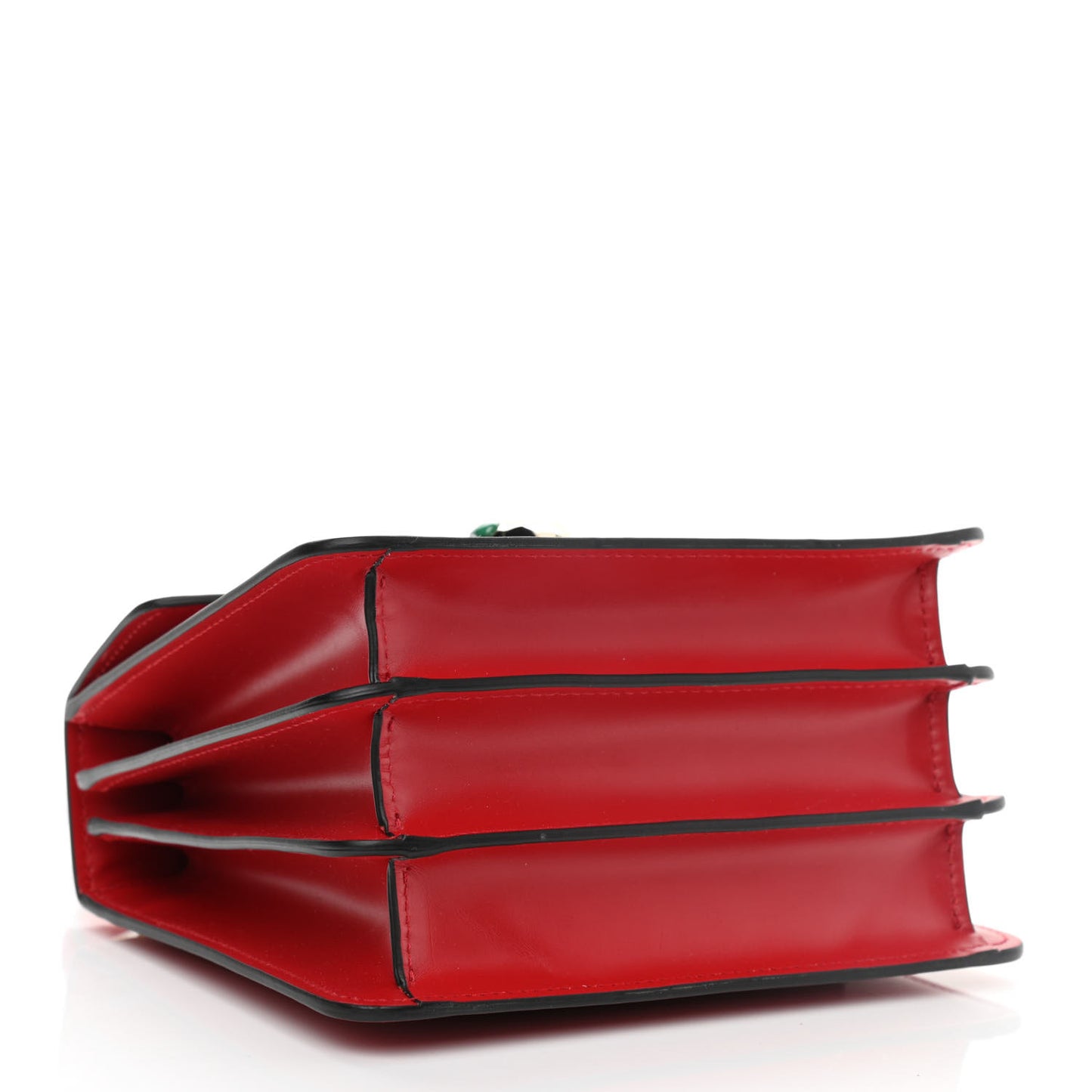 Calfskin Serpenti Forever Top Handle Red