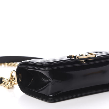Chanel Iridescent Glazed Calfskin Quilted Small Boy Flap Black 6 of 13