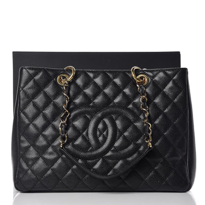 Chanel Caviar Quilted Grand Shopping Tote GST Black 11 of 11
