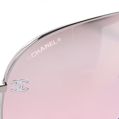 Chanel CC Aviator Sunglasses 4189-T-Q Pink 5 of 8