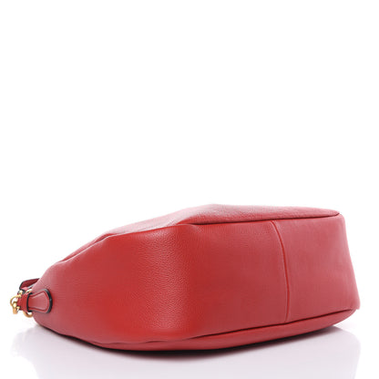 Prada Vitello Phenix Hobo Rosso 4 of 9
