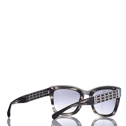 Chanel Square Chain Sunglasses 5362-Q Shaded Black 3 of 6
