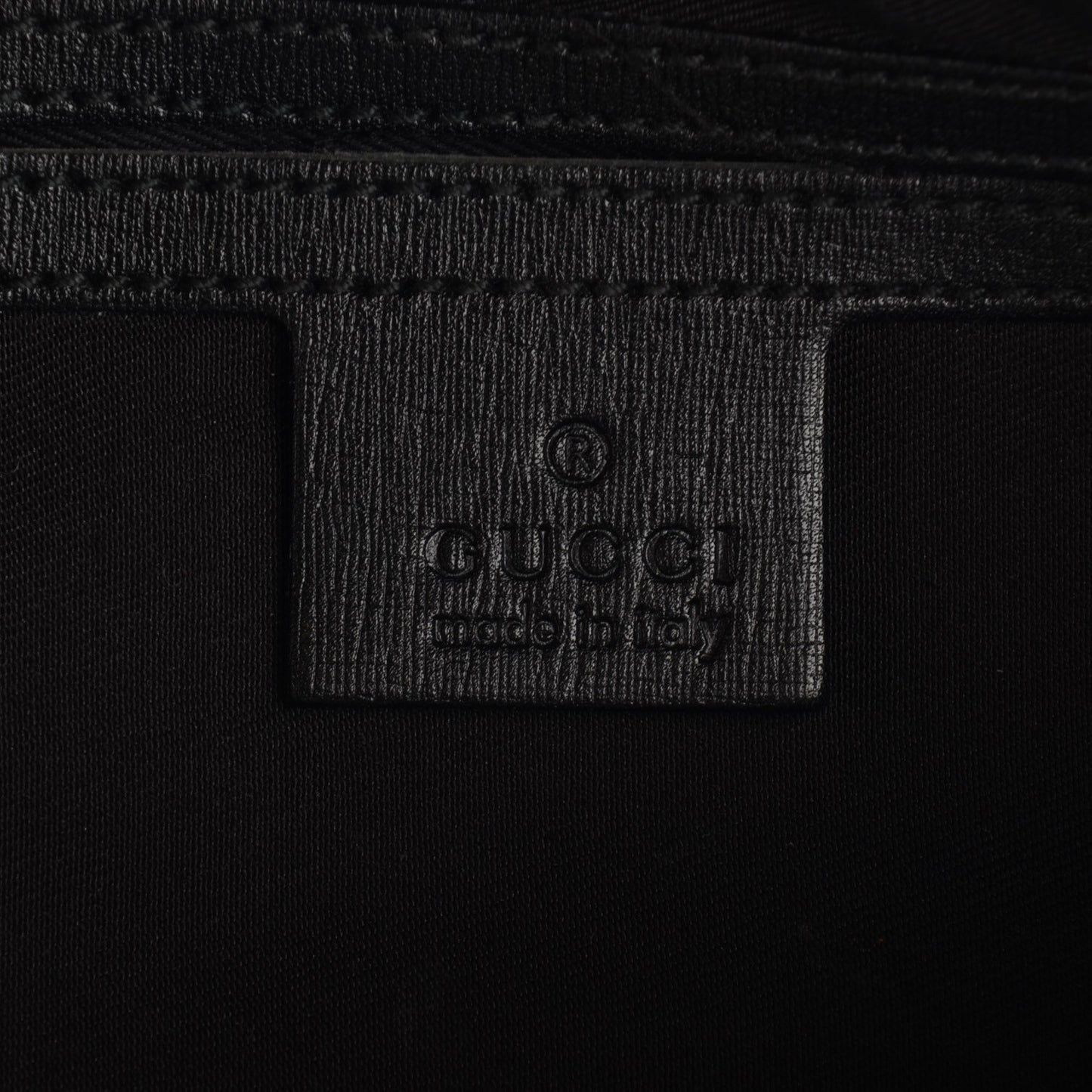 GG Plus Monogram Small Joy Boston Black White