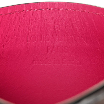 Louis Vuitton Metallic Vernis Card Holder Blue Pink 6 of 9