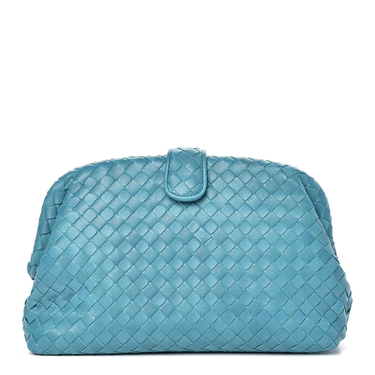 Nappa Intrecciato The Lauren 1980 Clutch Aqua