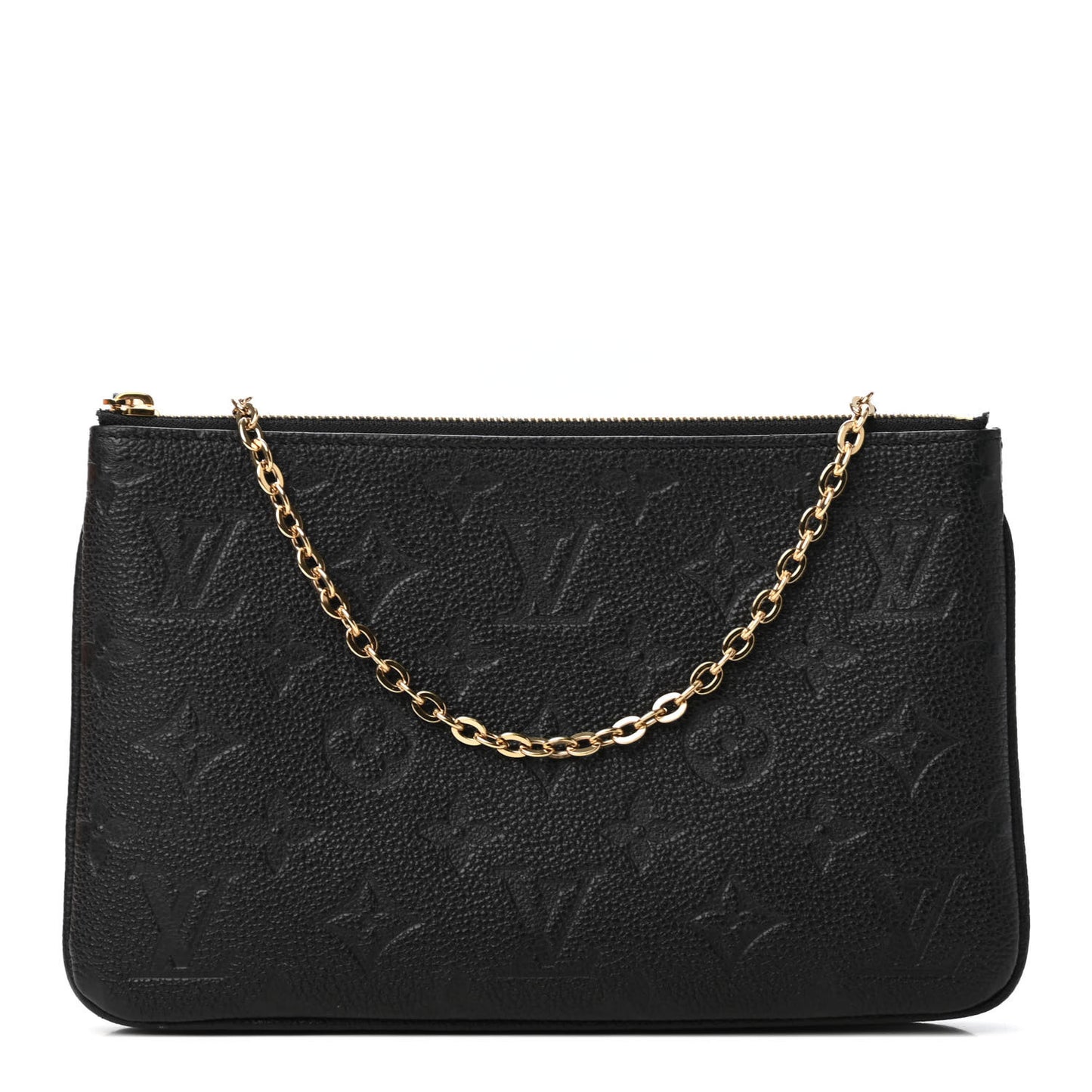 Empreinte Double Zip Pochette Black