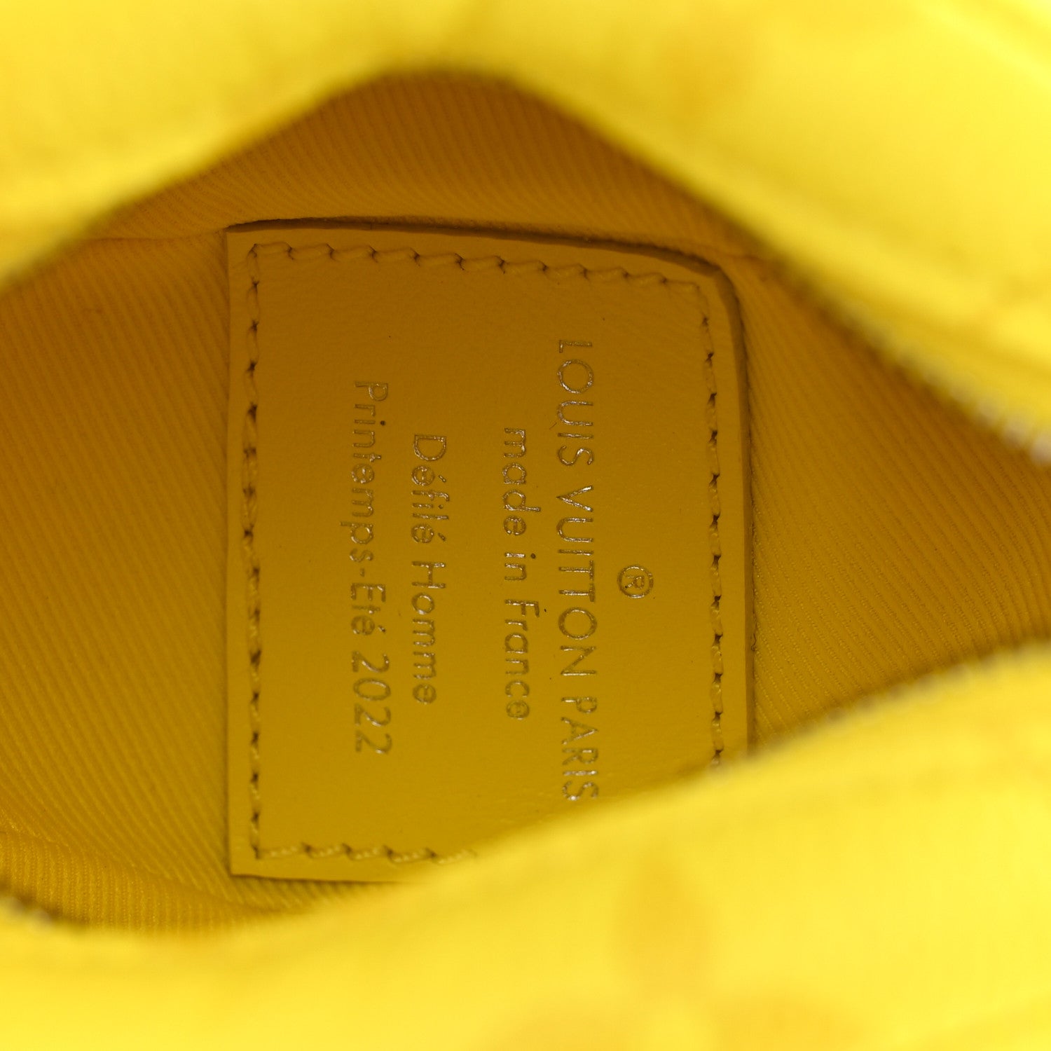 Louis Vuitton Monogram Lemon Pouch Yellow 3 of 7