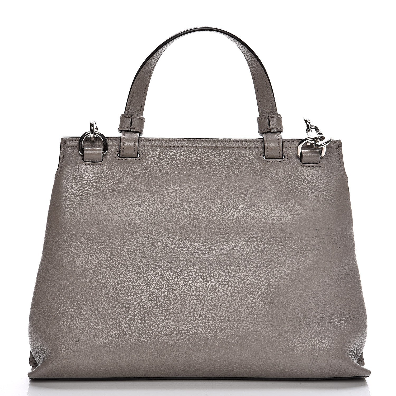 Gucci Cellarius Calfskin Small Bamboo Daily Top Handle Bag Storm Grey 14 of 14