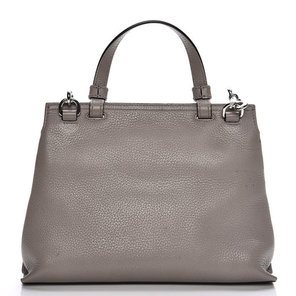 Gucci Cellarius Calfskin Small Bamboo Daily Top Handle Bag Storm Grey 14 of 14