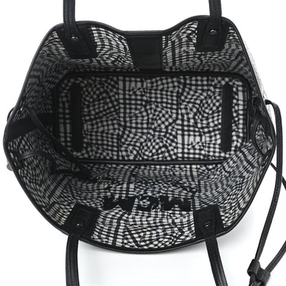 MCM Visetos Medium Liz Reversible Shopper Tote Black 7 of 8