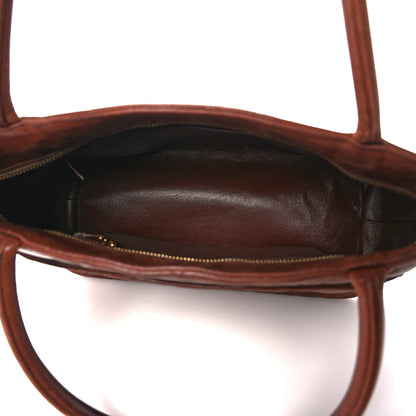 Chanel Lambskin Quilted Medallion Tote Brown 4 of 26