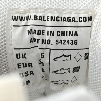 Balenciaga Mesh Nubuck Effect Fabric Glow in the Dark Womens Track Sneakers 38 White 6 of 7