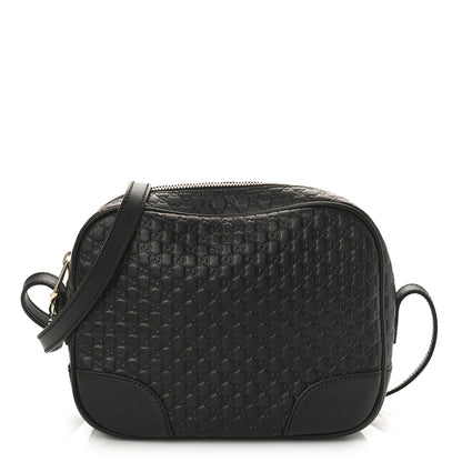 Gucci Microguccissima Mini Bree Messenger Bag Black 1 of 10