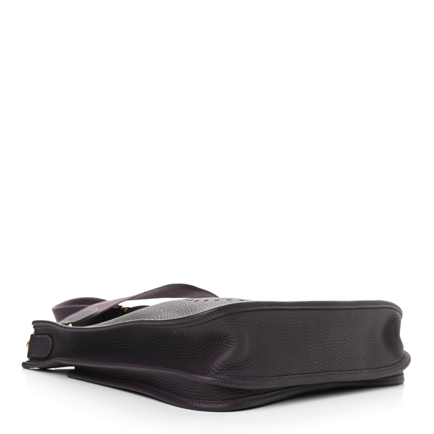 Hermes Taurillon Clemence Evelyne III PM Raisin 4 of 10