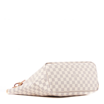 Louis Vuitton Damier Azur Neo Neverfull MM Rose Ballerine 3 of 8