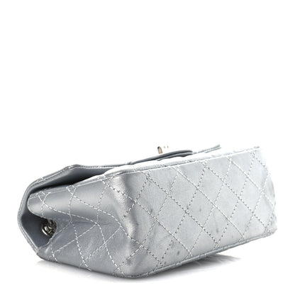 Chanel Metallic Grained Calfskin Quilted 2.55 Reissue Mini Flap Silver 4 of 13