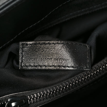 Saint Laurent Calfskin Y Quilted Monogram Monochrome Medium Loulou Chain Satchel Black 7 of 10