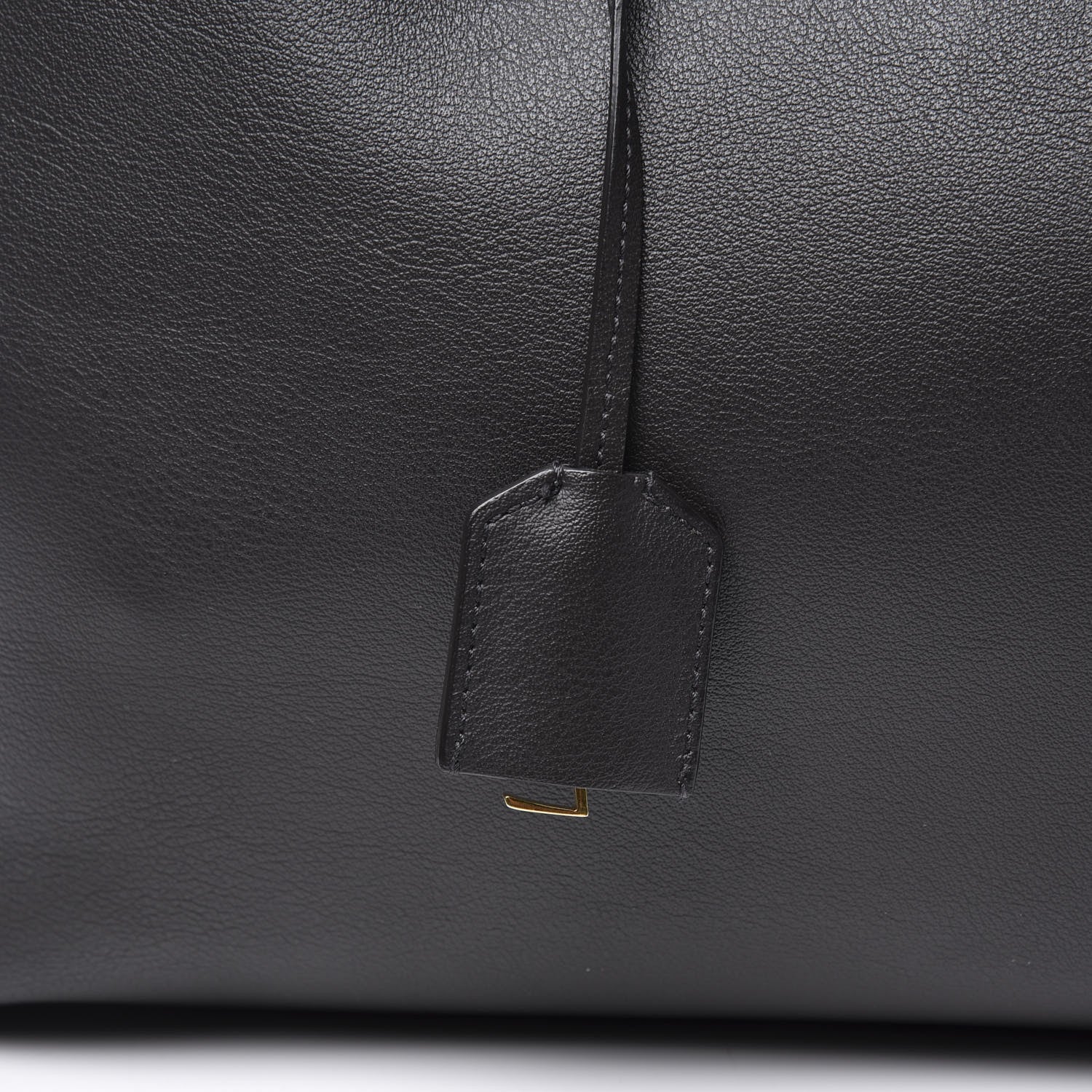 Saint Laurent Calfskin Large Shopping Tote Black 11 of 12
