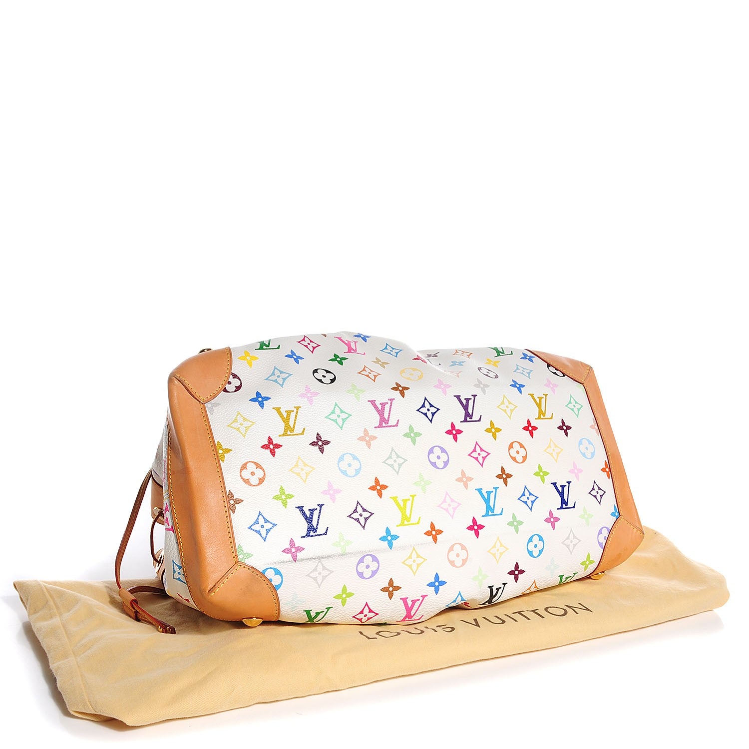 Louis Vuitton Monogram Multicolor Ursula White 4 of 7