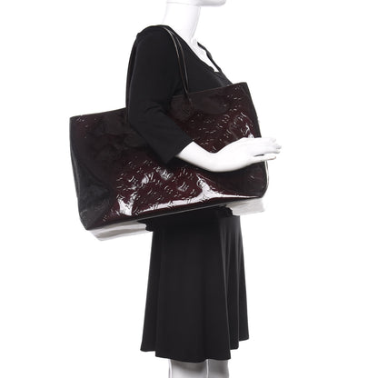 Louis Vuitton Vernis Wilshire GM Amarante 2 of 13