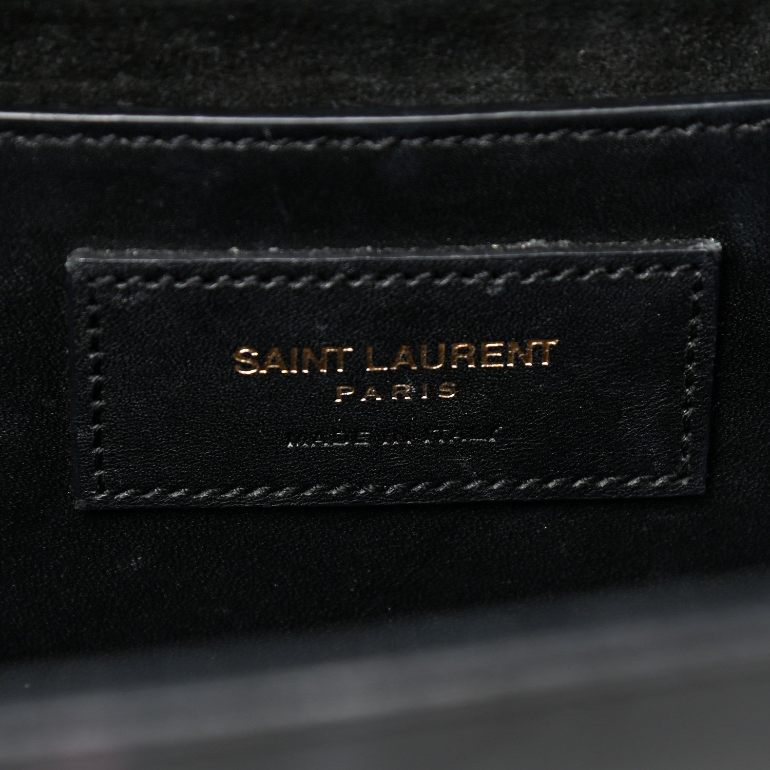 Saint Laurent Smooth Calfskin Medium Classic Monogram Kate Tassel Satchel Black 6 of 11