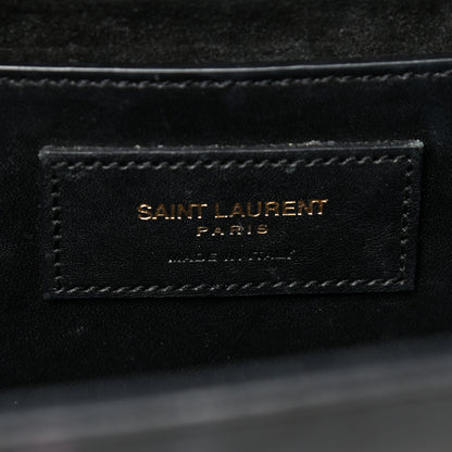 Saint Laurent Smooth Calfskin Medium Classic Monogram Kate Tassel Satchel Black 6 of 11