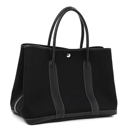 Hermes Toile Negonda Garden Party Tote 36 MM Black 3 of 12