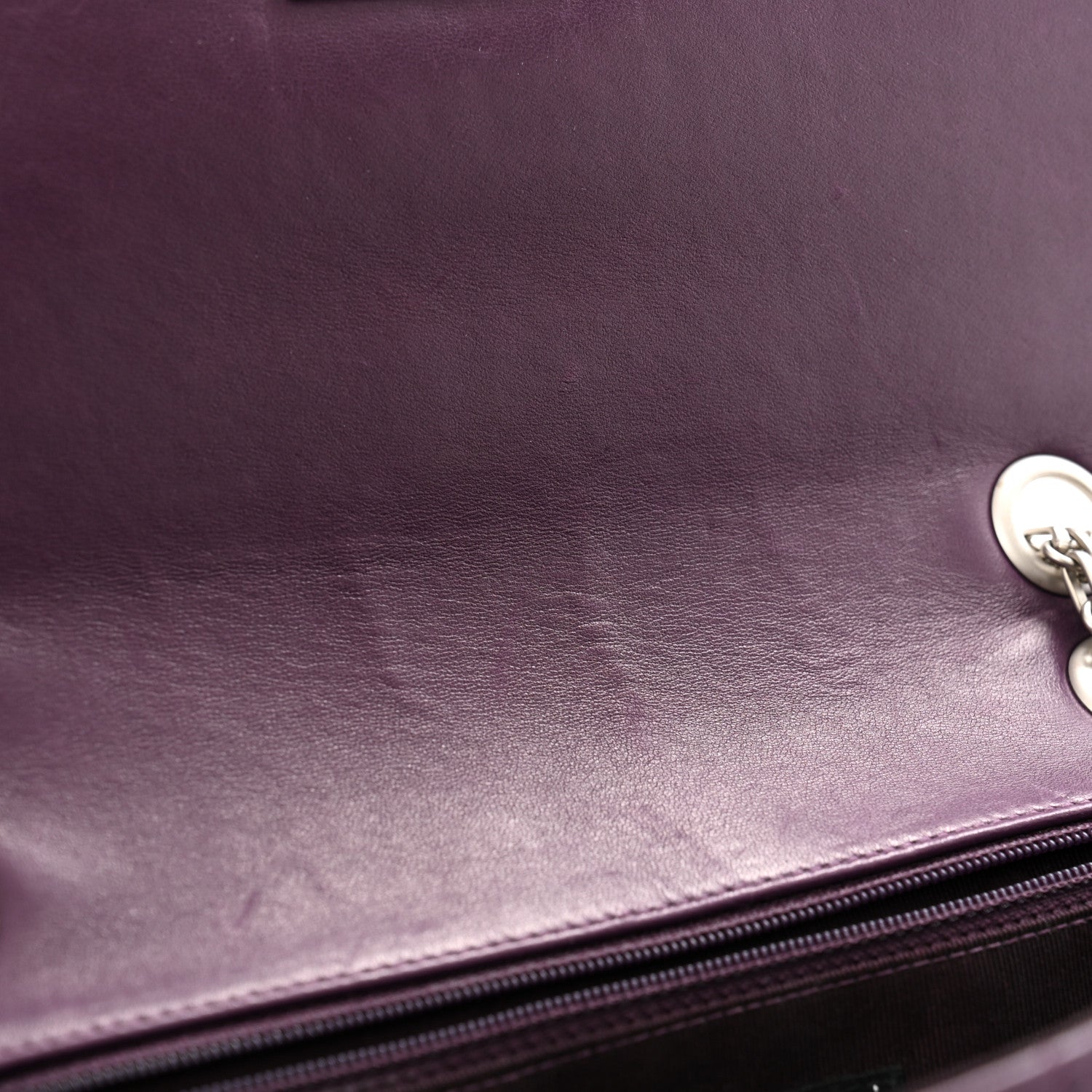 Chanel Lambskin Chocolate Bar Mademoiselle Flap Purple 14 of 14