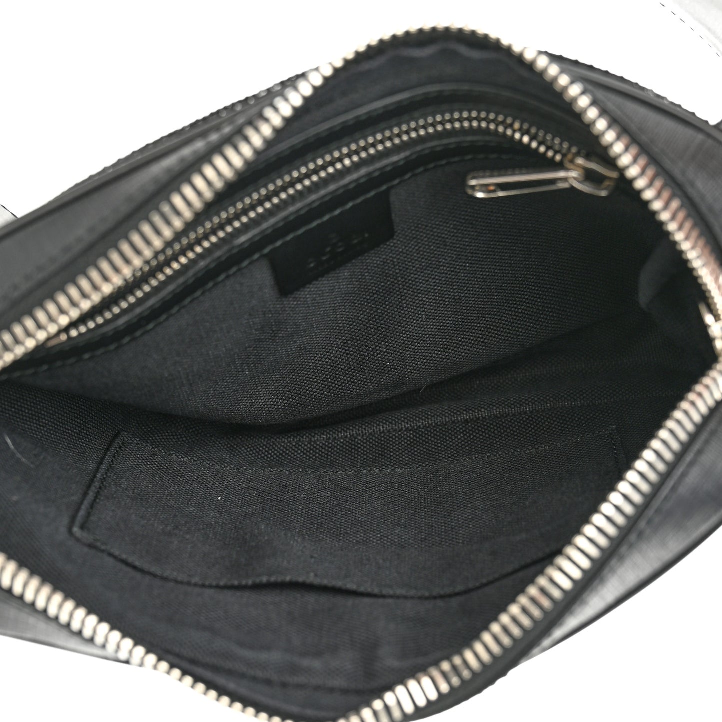 Soft GG Supreme Monogram Web Belt Bag Black Grey