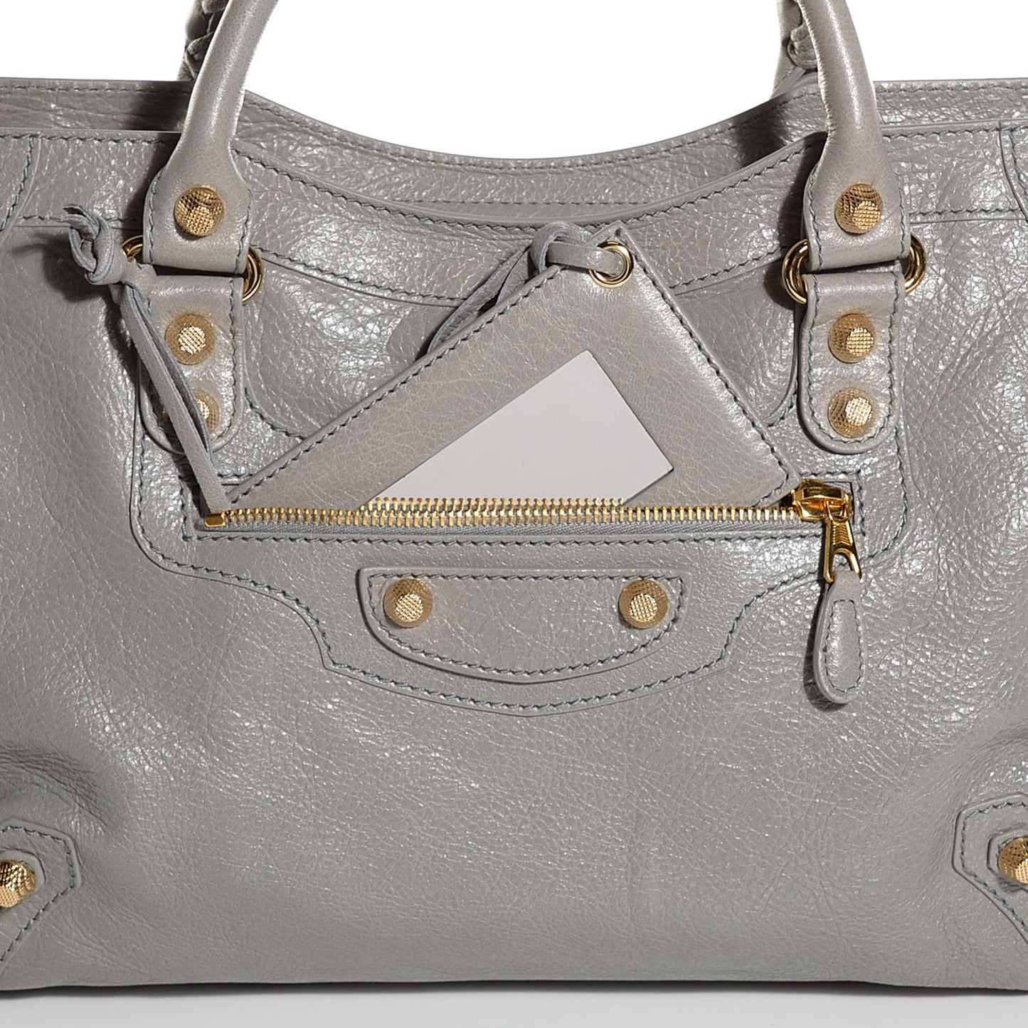Agneau Giant 12 Gold Hardware City Gris Pyrite