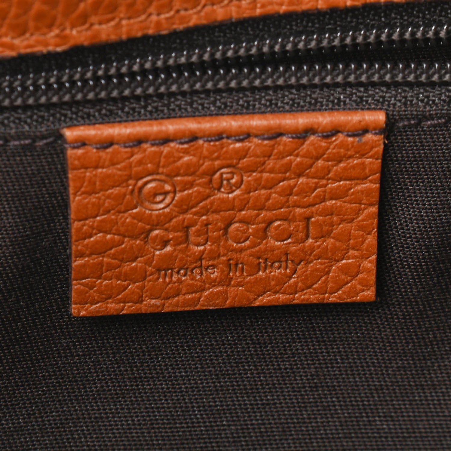 Gucci Calfskin Large Gifford Braided Handle Tote Saffron 6 of 9