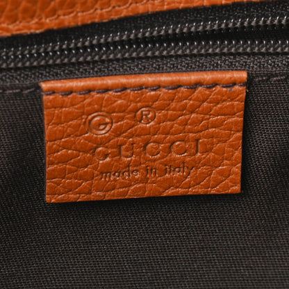 Gucci Calfskin Large Gifford Braided Handle Tote Saffron 6 of 9