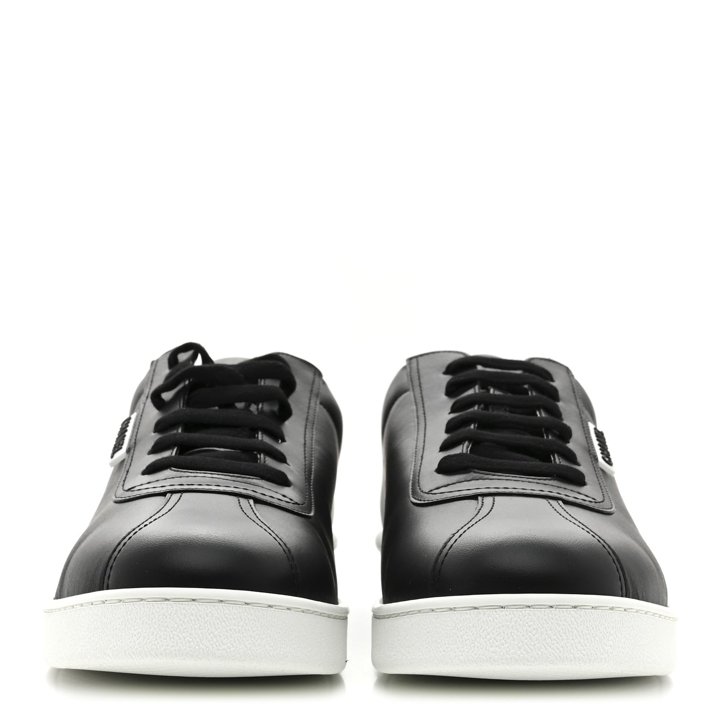Calfskin CC Mens Uniform Sneakers 46 Black