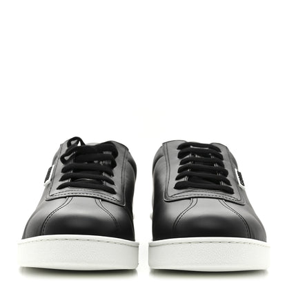 Chanel Calfskin CC Mens Uniform Sneakers 46 Black 3 of 10