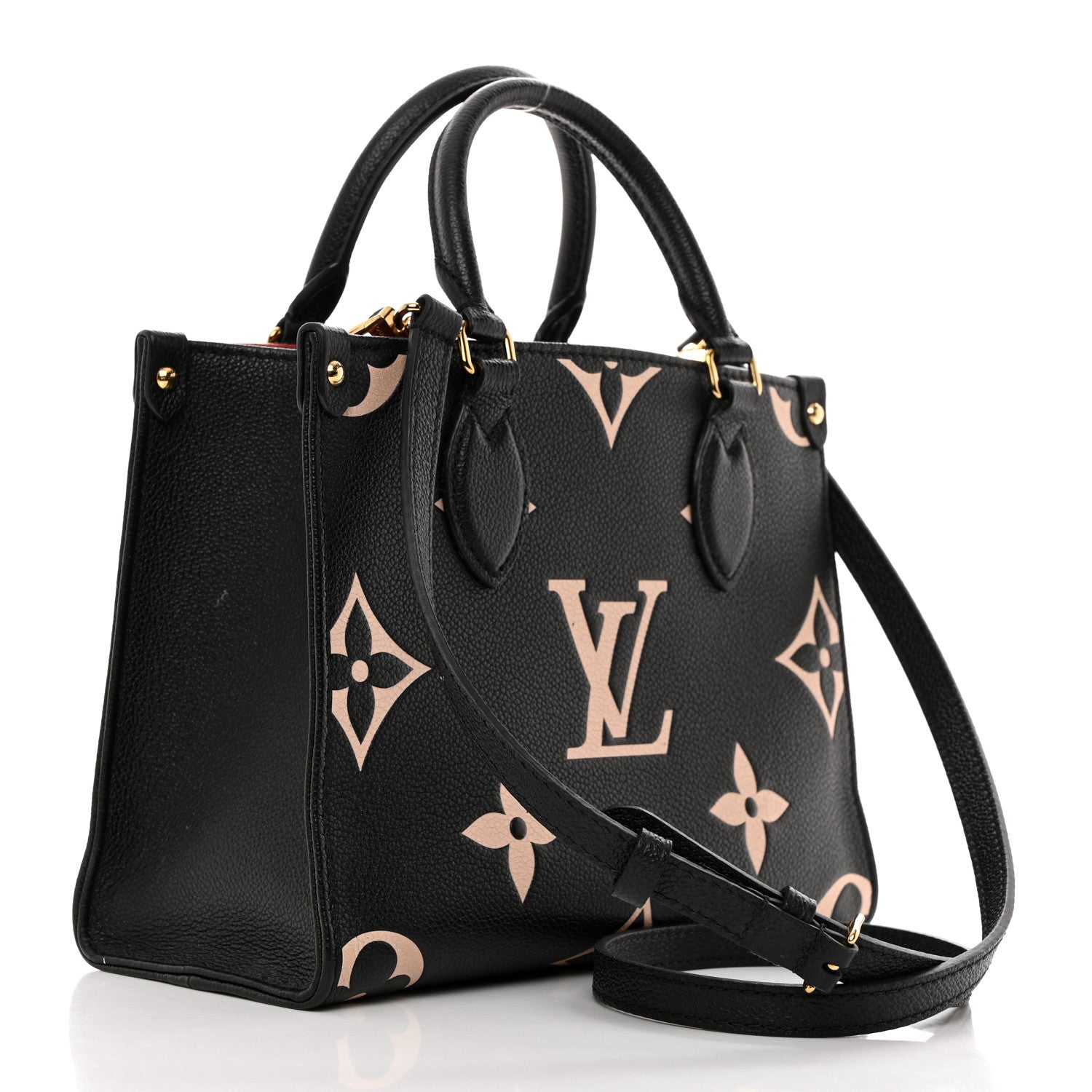 Louis Vuitton Empreinte Monogram Giant Onthego PM Black Beige 2 of 10