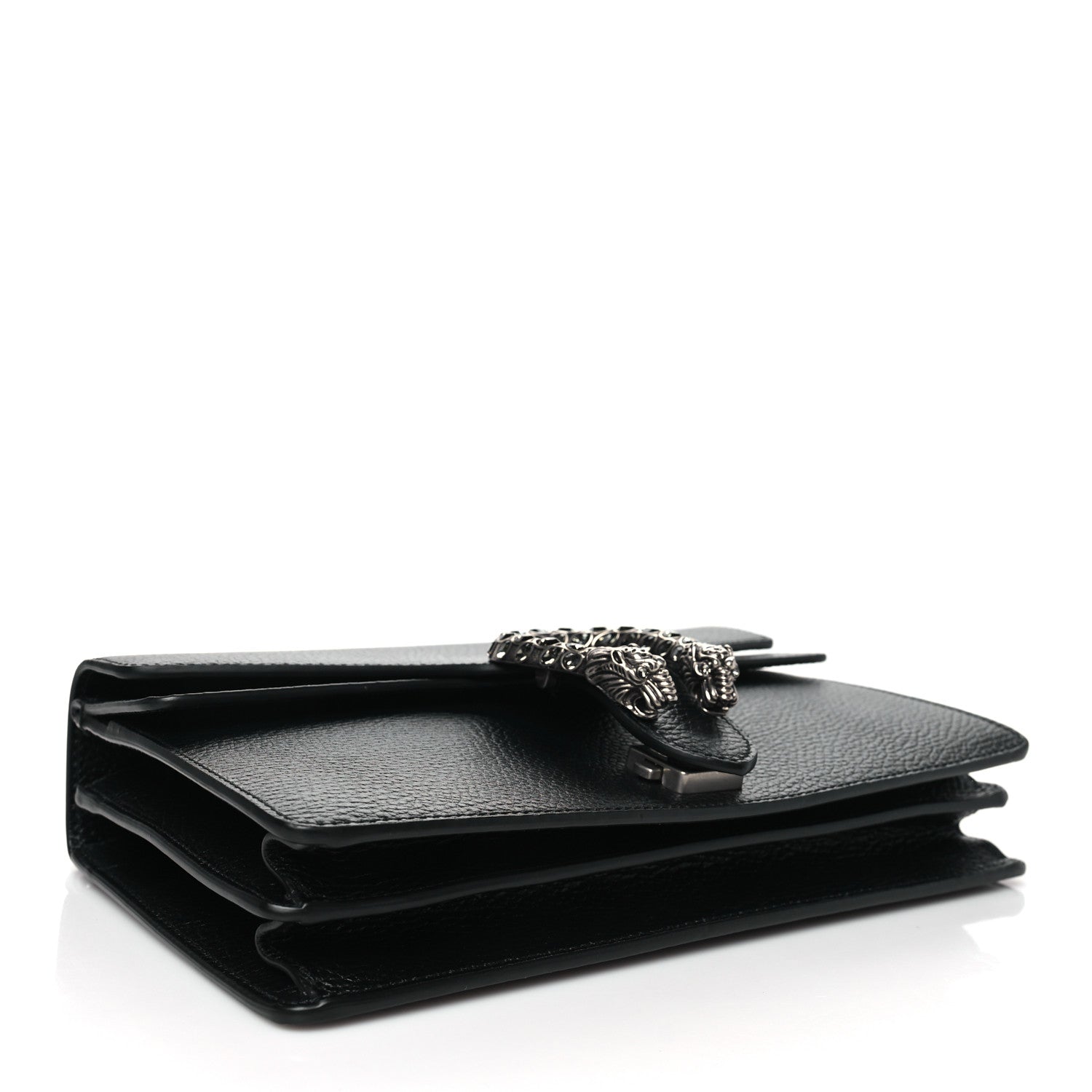 Gucci Pebbled Calfskin Small Dionysus Shoulder Bag Black 4 of 10