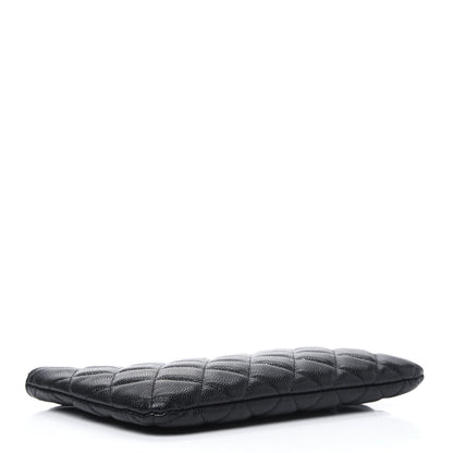 Chanel Caviar Quilted Cosmetic Case Black 4 of 12