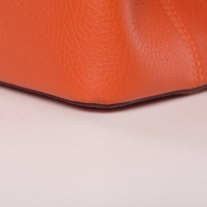 Louis Vuitton Taurillon Capucines MM Clementine 9 of 10