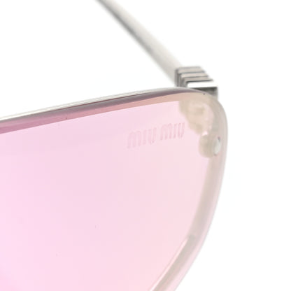 Miu Miu Metal Nocturne Sunglasses SMUA50 Pink Silver 7 of 8