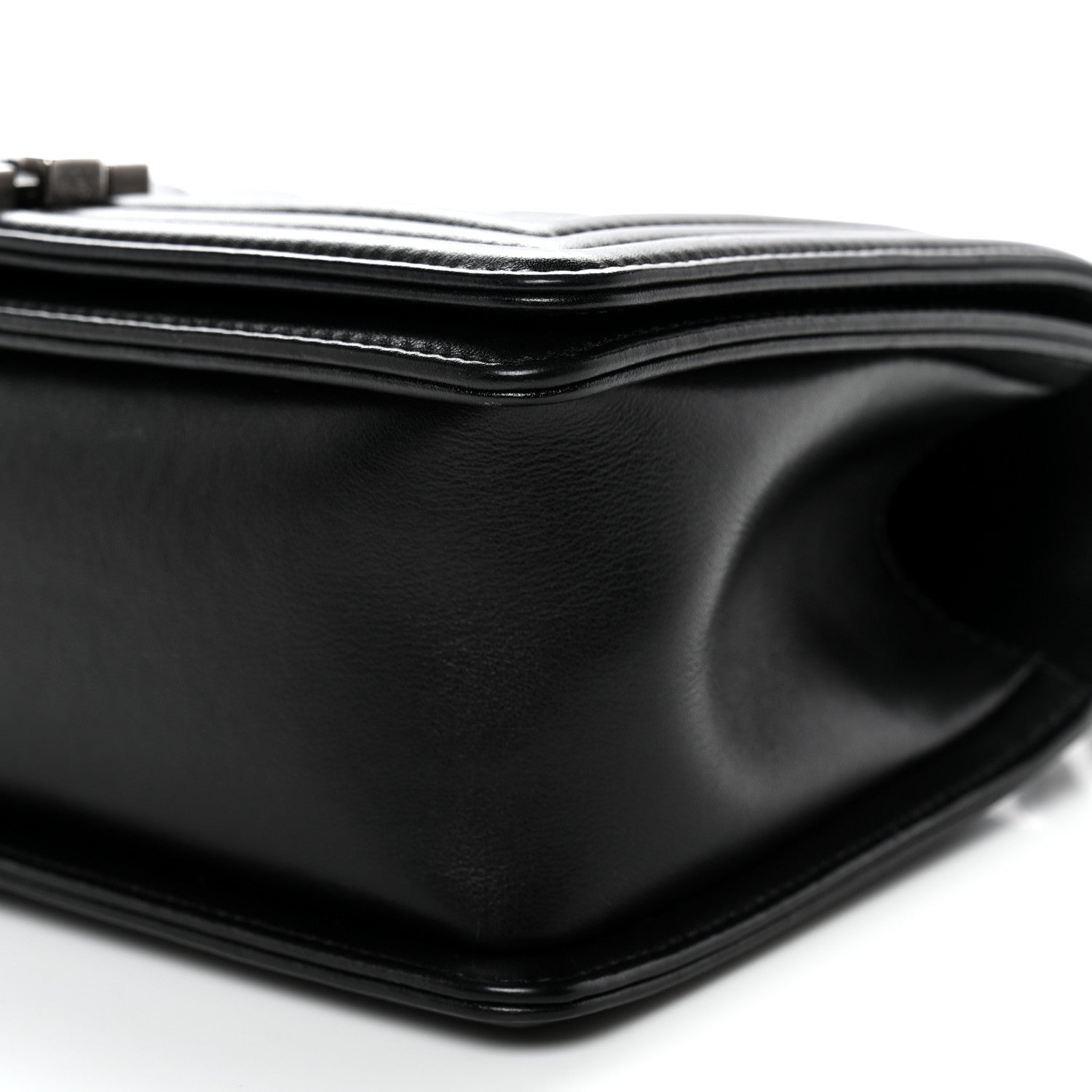 Chanel Lambskin Quilted Medium Boy Flap Black 10 of 11