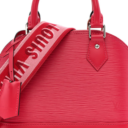 Louis Vuitton Epi Jacquard Alma BB Rose Pondicherry 8 of 11