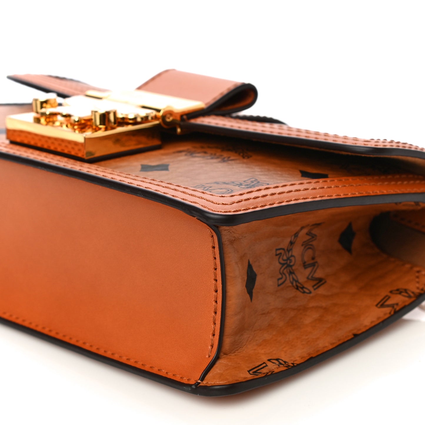 Visetos Mini Gretl Crossbody Cognac