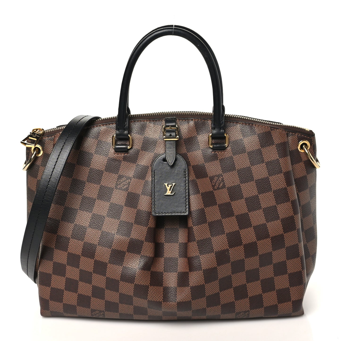 Damier Ebene Odeon Tote MM Black