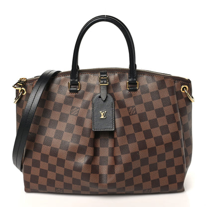 Louis Vuitton Damier Ebene Odeon Tote MM Black 1 of 12