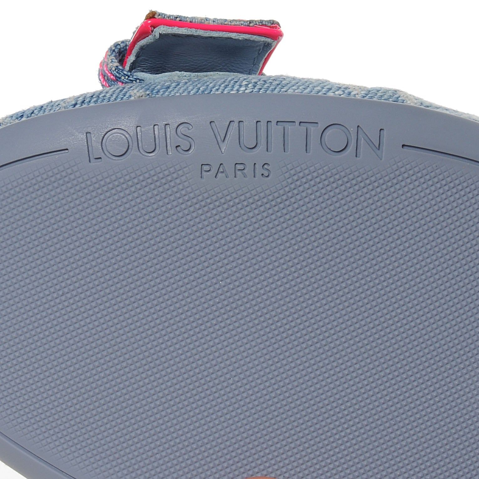 Louis Vuitton Monogram Denim Rosa Flats 38.5 7 of 8