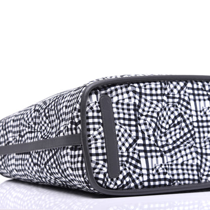 MCM Visetos Medium Reversible Shopper Tote Phantom Grey 14 of 16
