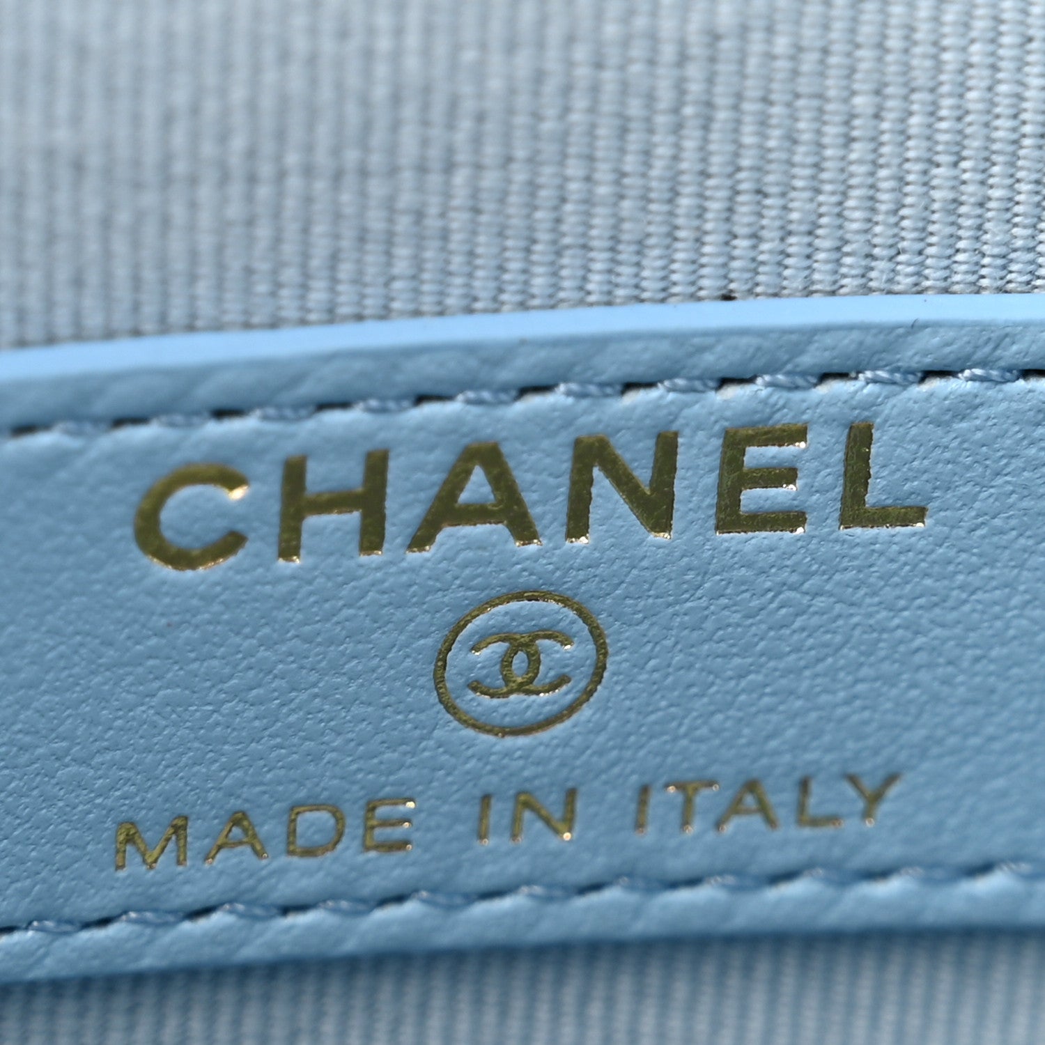 Chanel Lambskin Quilted Enamel Coco Mini Vanity Case With Chain Blue 5 of 10