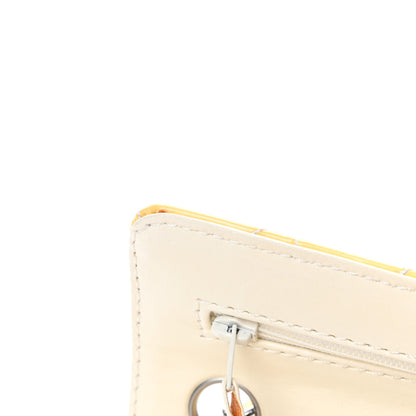 Chanel Patent Quilted Medium Double Flap Ivory 7 of 8