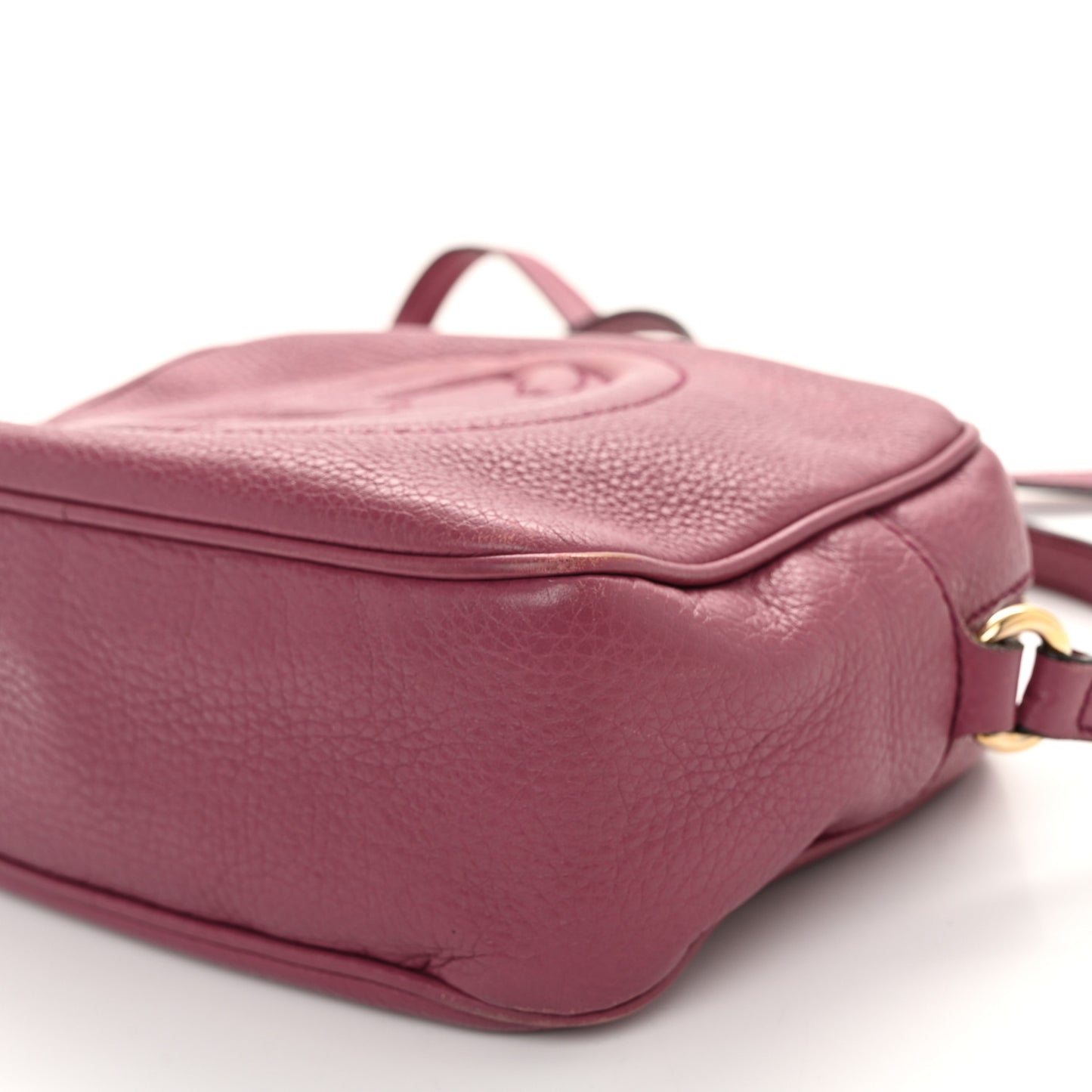 Pebbled Calfskin Small Soho Disco Bag Peonia Flower