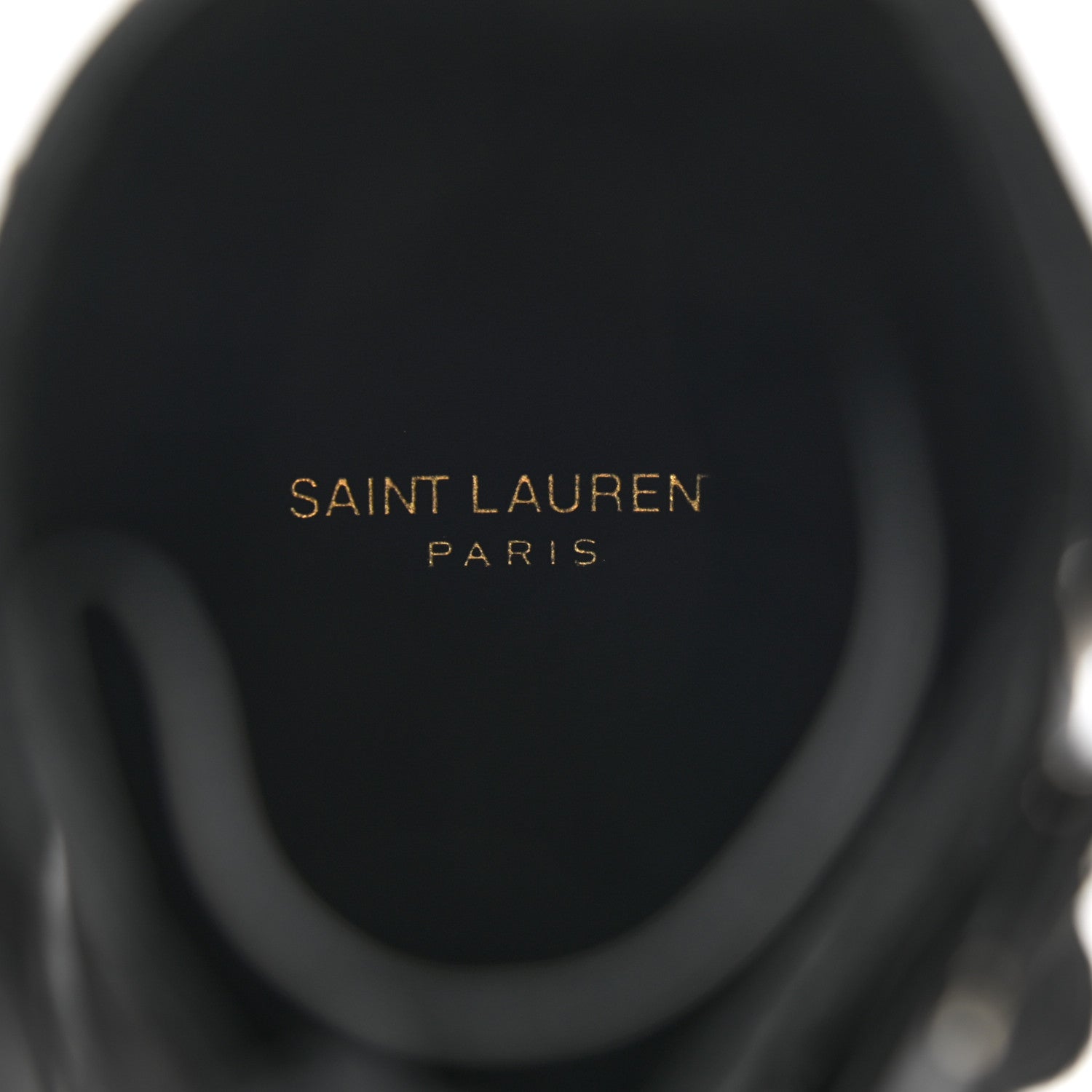 Saint Laurent Smooth Calfskin Studded Womens Punk Ranger Boots 39.5 Black 7 of 11